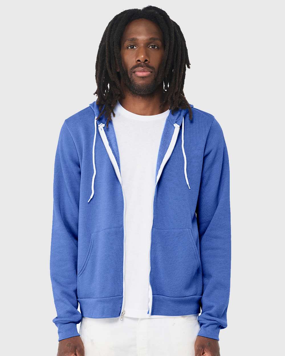 Bella Canvas Hoodie Bella+Canvas 3739 Unisex Sponge Fleece Full-Zip Hoodie Sweatshirt