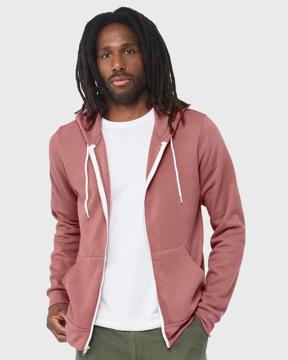 Bella Canvas Hoodie Bella+Canvas 3739 Unisex Sponge Fleece Full-Zip Hoodie Sweatshirt