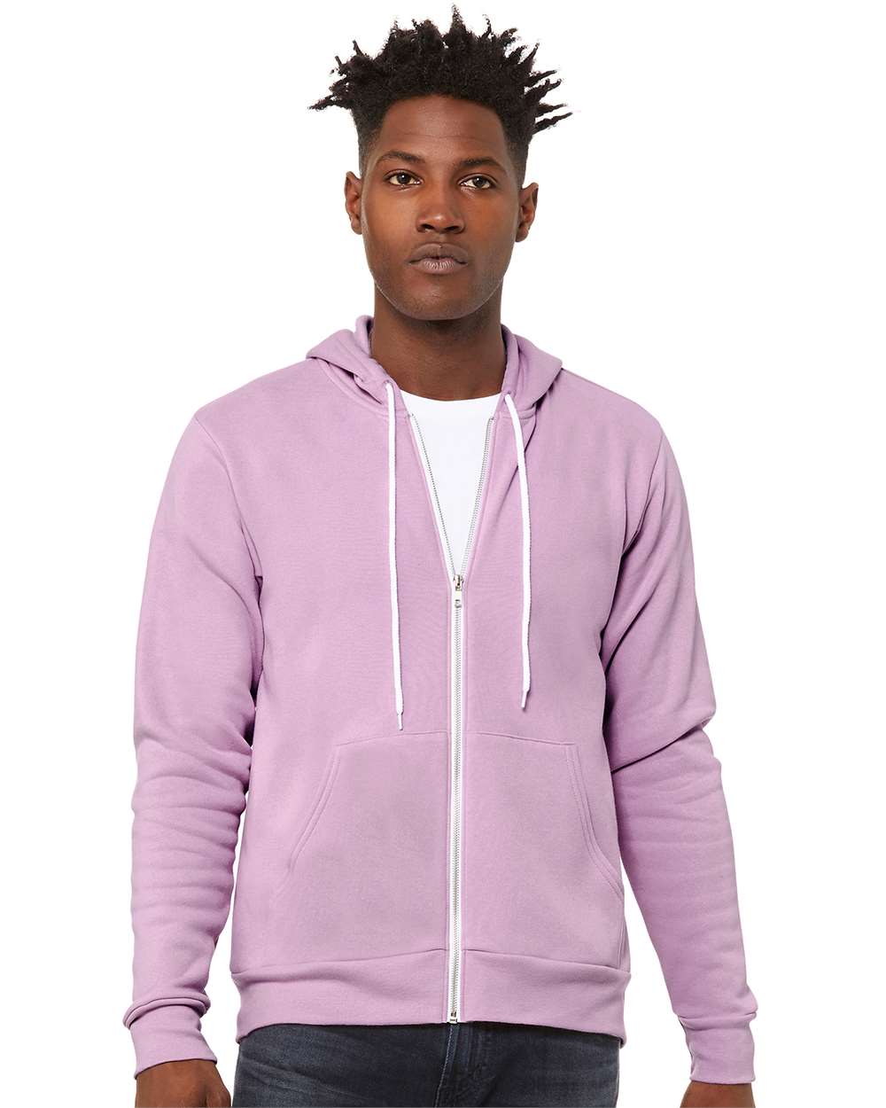 BELLA + CANVAS Fleece - Premium - Hood BELLA + CANVAS 3739 Unisex Sponge Fleece Full-Zip Hoodie Sweatshirt