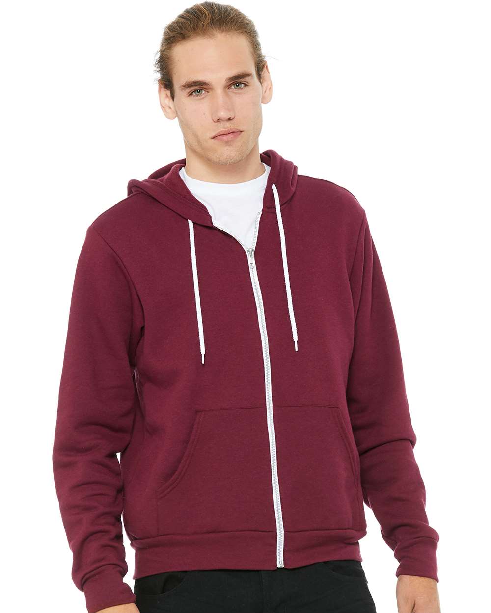 BELLA + CANVAS Fleece - Premium - Hood BELLA + CANVAS 3739 Unisex Sponge Fleece Full-Zip Hoodie Sweatshirt