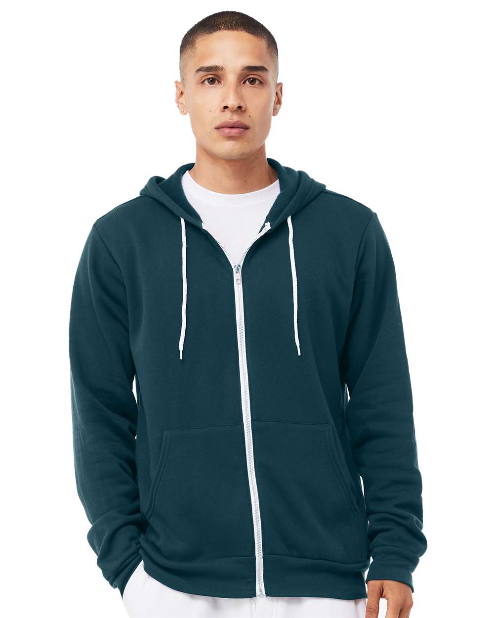 Bella Canvas Hoodie Bella+Canvas 3739 Unisex Sponge Fleece Full-Zip Hoodie Sweatshirt
