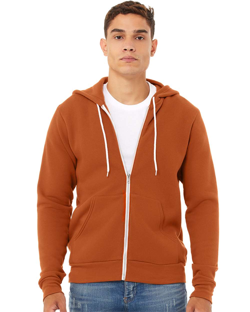 BELLA + CANVAS Fleece - Premium - Hood BELLA + CANVAS 3739 Unisex Sponge Fleece Full-Zip Hoodie Sweatshirt