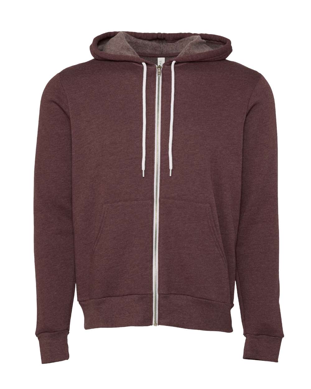 Bella Canvas Hoodie Bella+Canvas 3739 Unisex Sponge Fleece Full-Zip Hoodie Sweatshirt