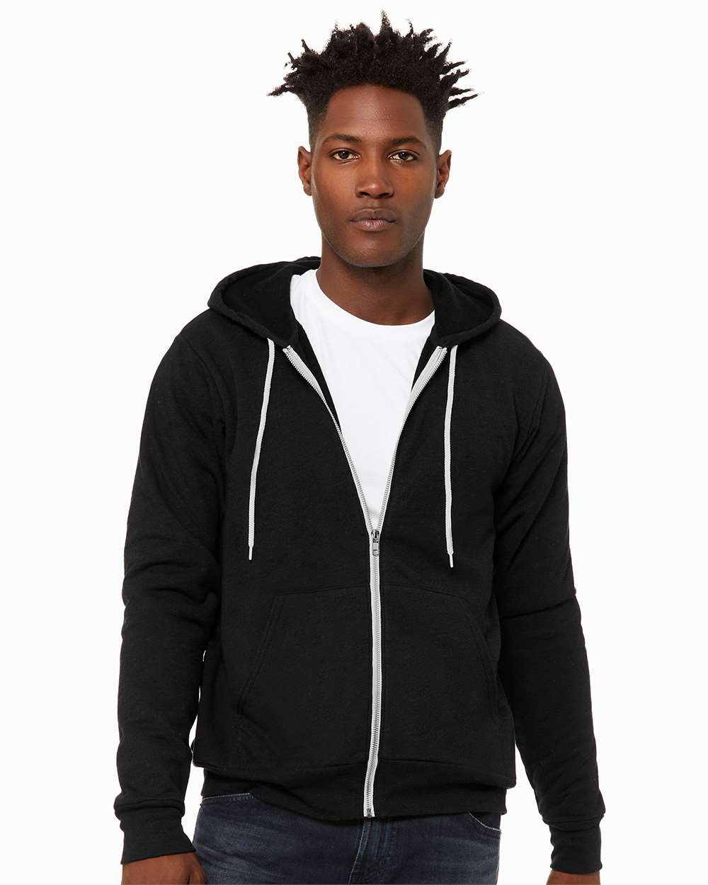 BELLA + CANVAS Fleece - Premium - Hood BELLA + CANVAS 3739 Unisex Sponge Fleece Full-Zip Hoodie Sweatshirt
