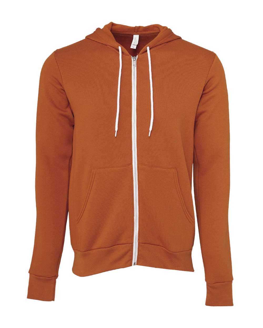 BELLA + CANVAS Fleece - Premium - Hood XS / Autumn BELLA + CANVAS 3739 Unisex Sponge Fleece Full-Zip Hoodie Sweatshirt