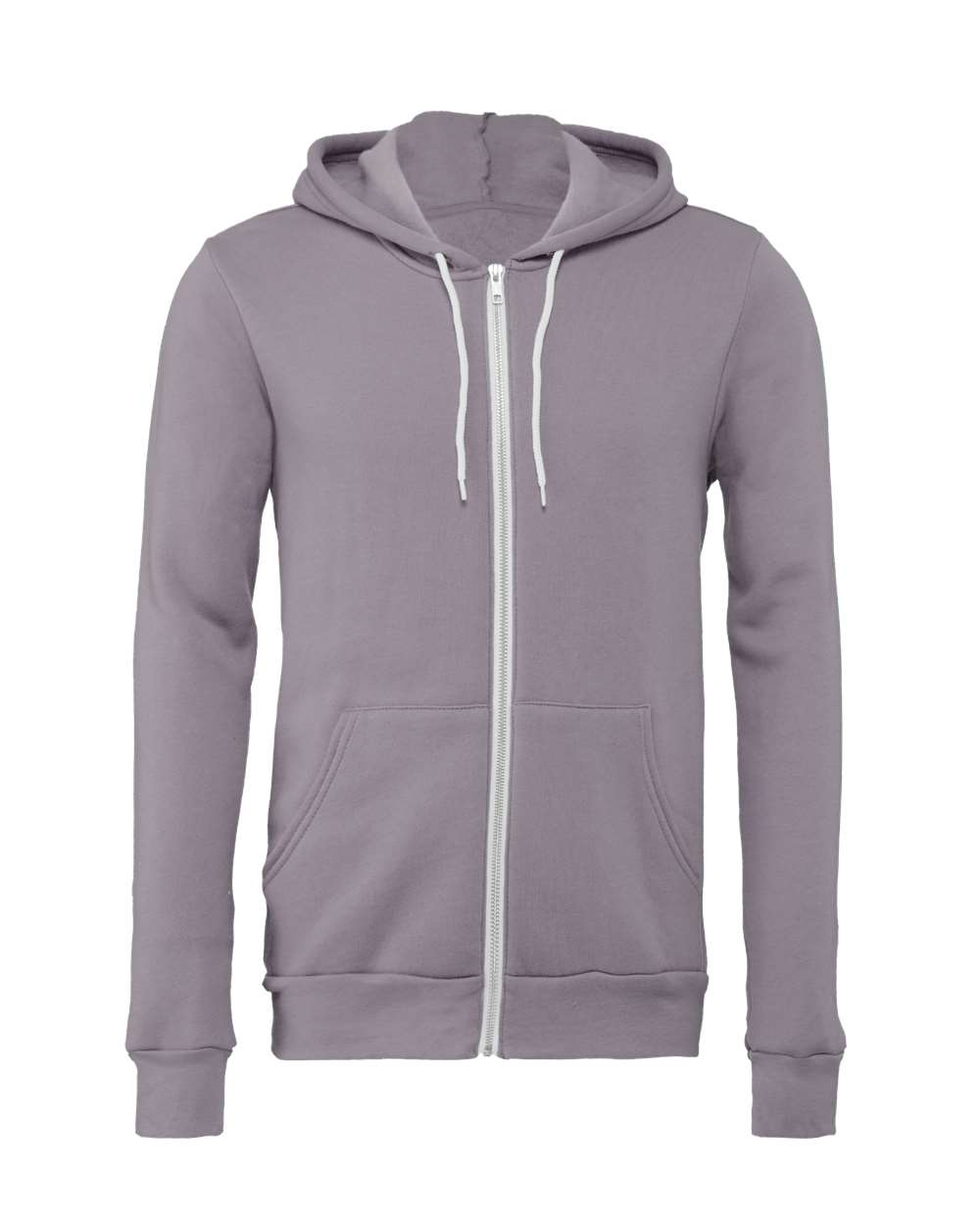Bella Canvas Hoodie XS / Storm Bella+Canvas 3739 Unisex Sponge Fleece Full-Zip Hoodie Sweatshirt