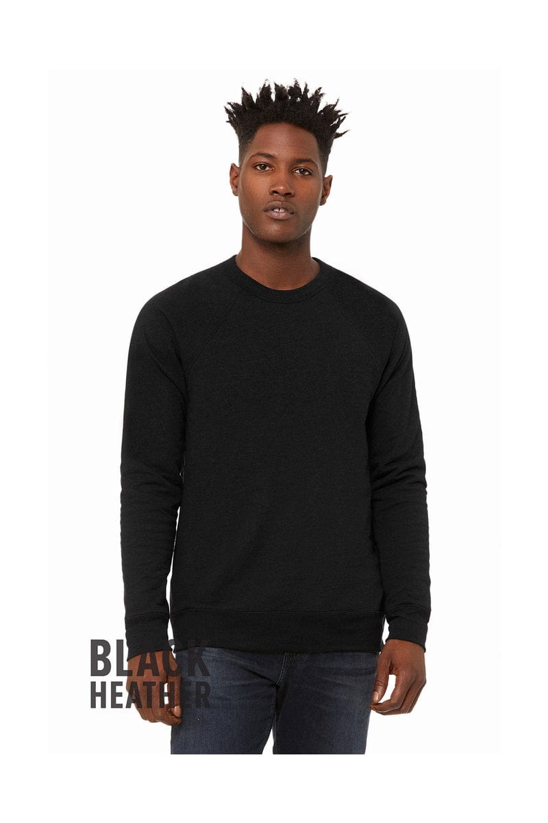 Bella+Canvas 3901 Unisex Sponge Fleece Crewneck Sweatshirt in 