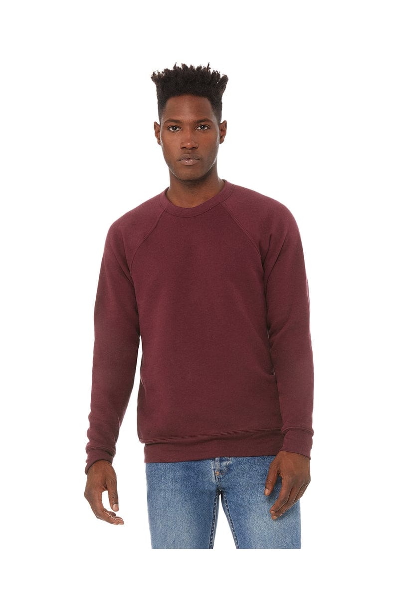 Bella+Canvas 3901 Unisex Sponge Fleece Crewneck Sweatshirt in 