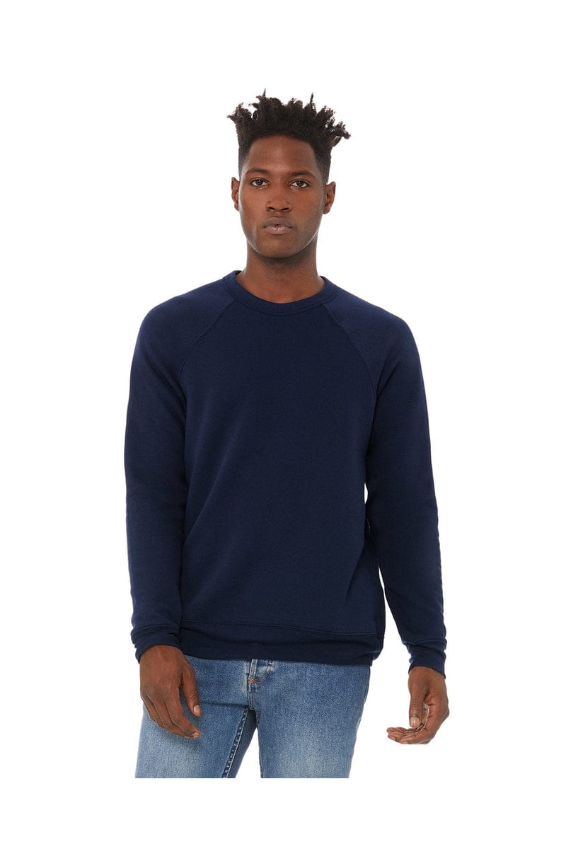 Bella+Canvas 3901 Unisex Sponge Fleece Crewneck Sweatshirt in 