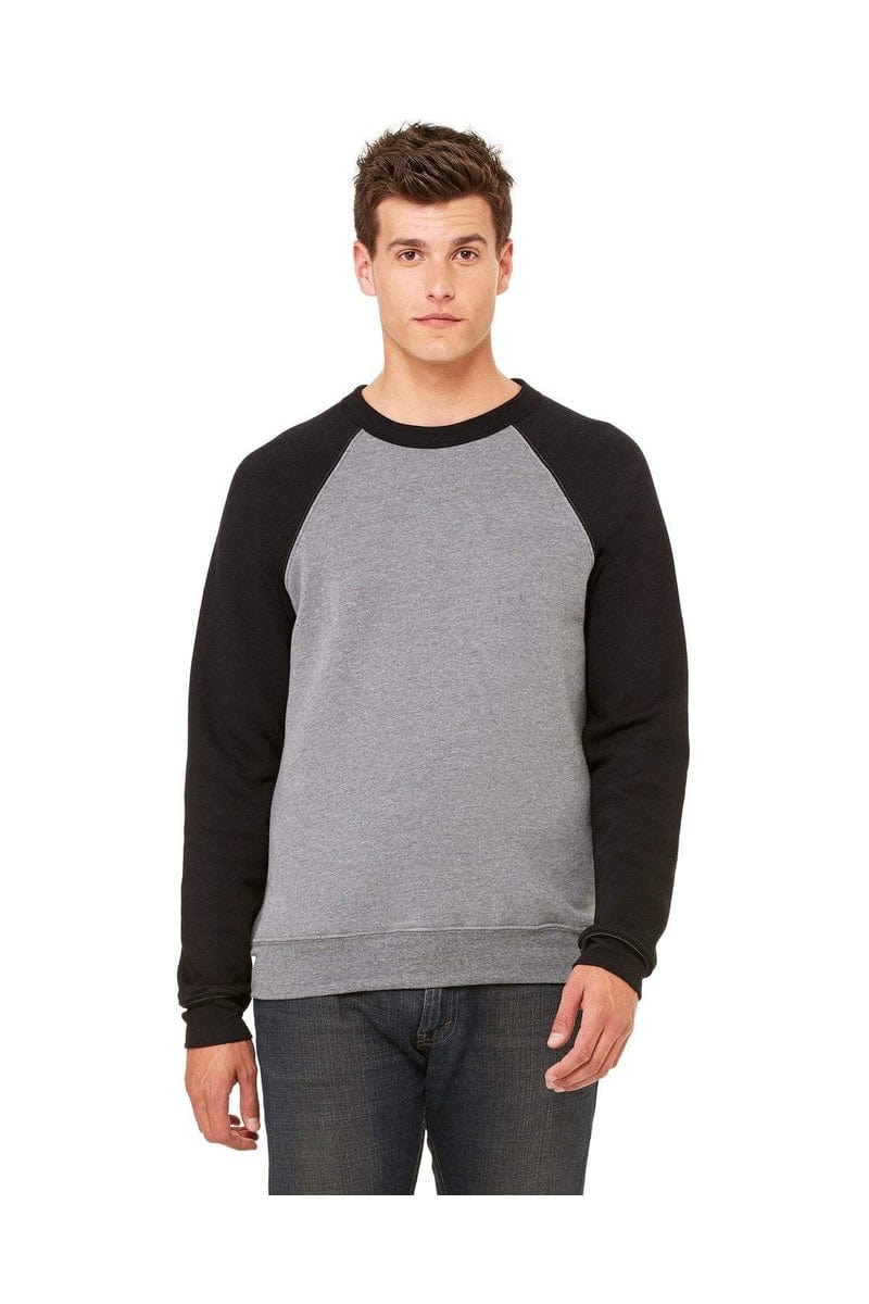 Bella+Canvas 3901: Unisex Sponge Fleece Raglan Sweatshirt in 