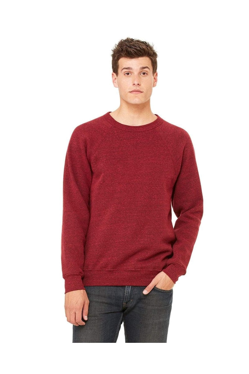 Bella+Canvas 3901: Unisex Sponge Fleece Raglan Sweatshirt in 
