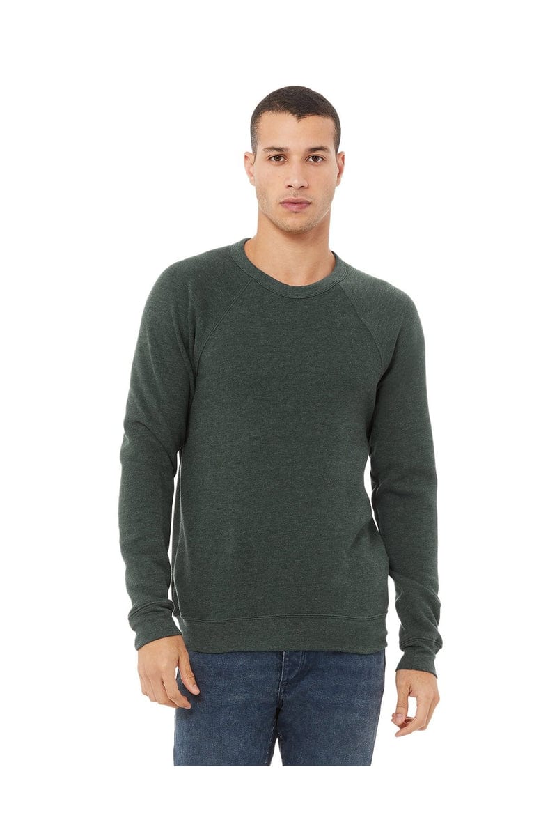 Bella+Canvas 3901: Unisex Sponge Fleece Raglan Sweatshirt in 