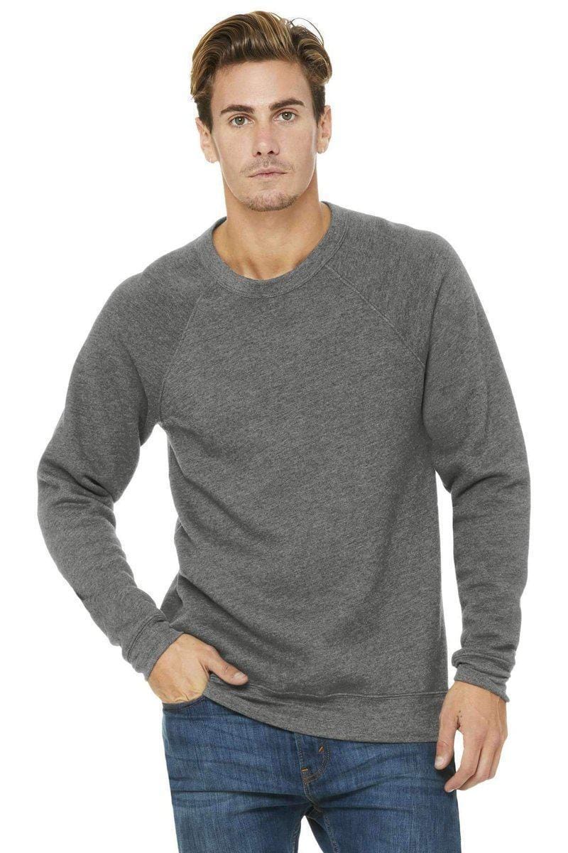 Bella+Canvas 3901: Unisex Sponge Fleece Raglan Sweatshirt in 