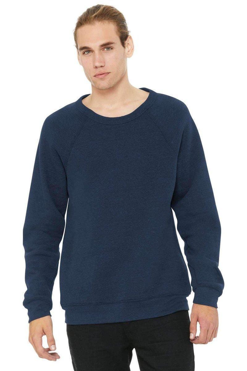 Bella+Canvas 3901: Unisex Sponge Fleece Raglan Sweatshirt in 
