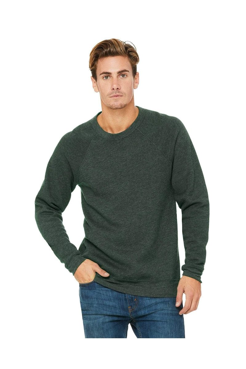 Bella+Canvas 3901: Unisex Sponge Fleece Raglan Sweatshirt in 