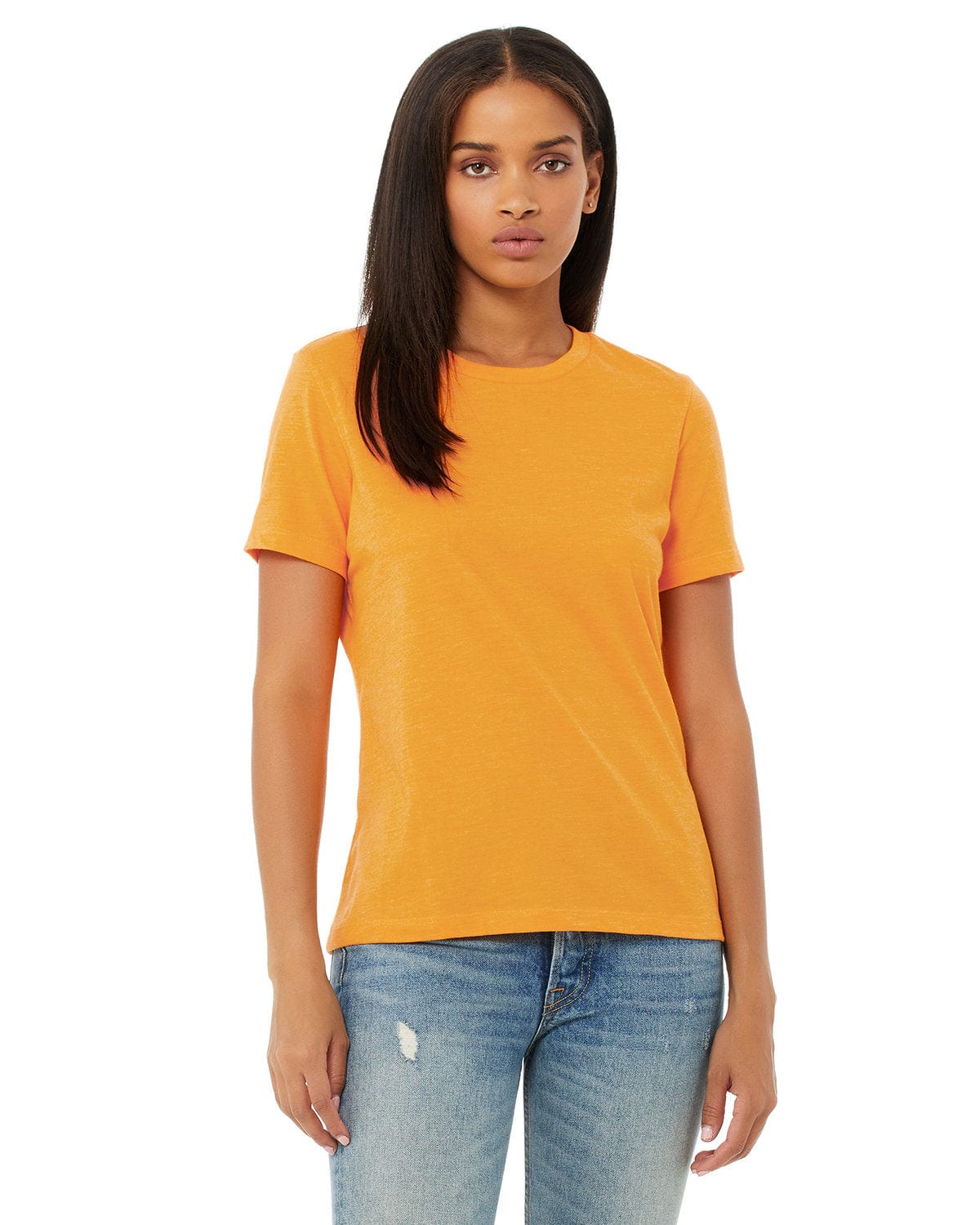 Bella+Canvas 6400CVC Ladies' Relaxed Heather CVC Short-Sleeve T-Shirt in 