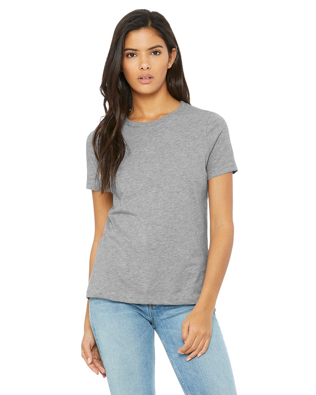 Bella+Canvas 6400CVC Ladies' Relaxed Heather CVC Short-Sleeve T-Shirt in 
