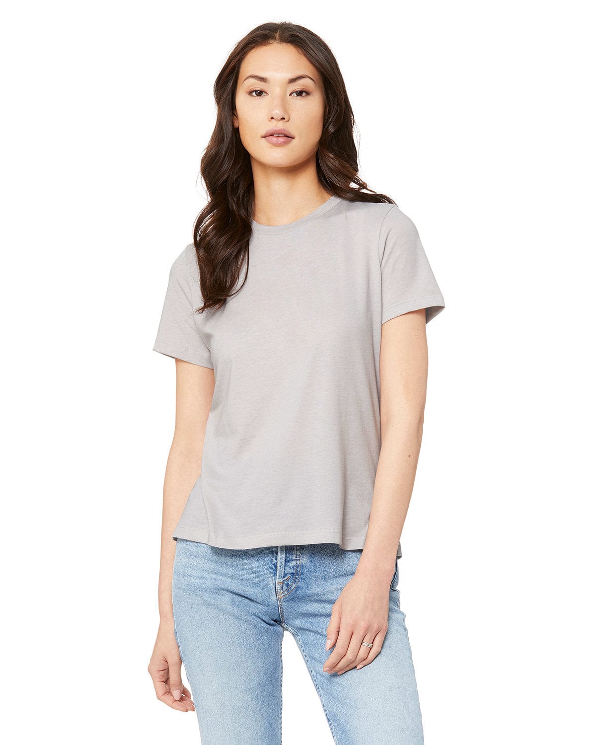Bella+Canvas 6400CVC Ladies' Relaxed Heather CVC Short-Sleeve T-Shirt in 