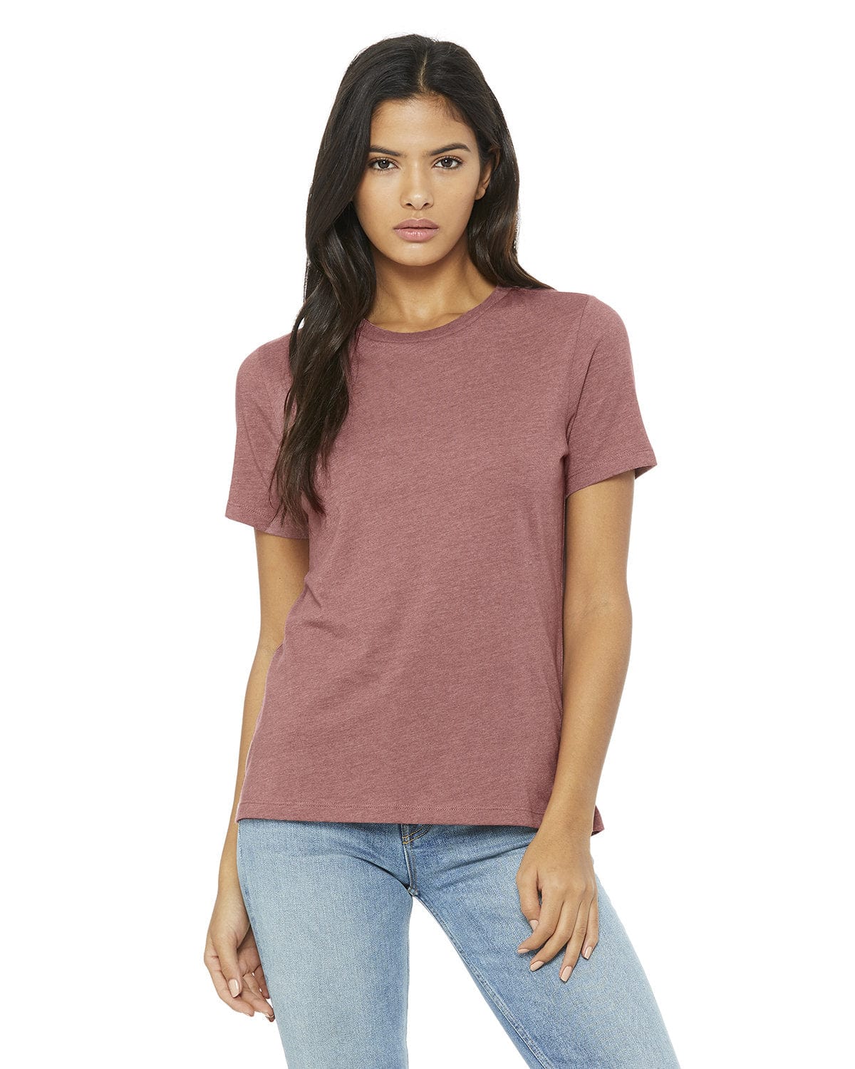 Bella+Canvas 6400CVC Ladies' Relaxed Heather CVC Short-Sleeve T-Shirt in 