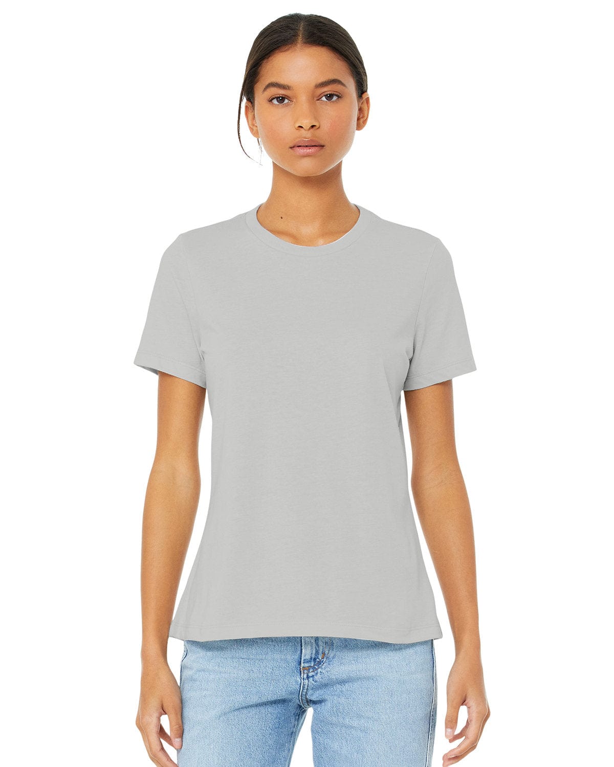 Bella+Canvas 6400CVC Ladies' Relaxed Heather CVC Short-Sleeve T-Shirt in 