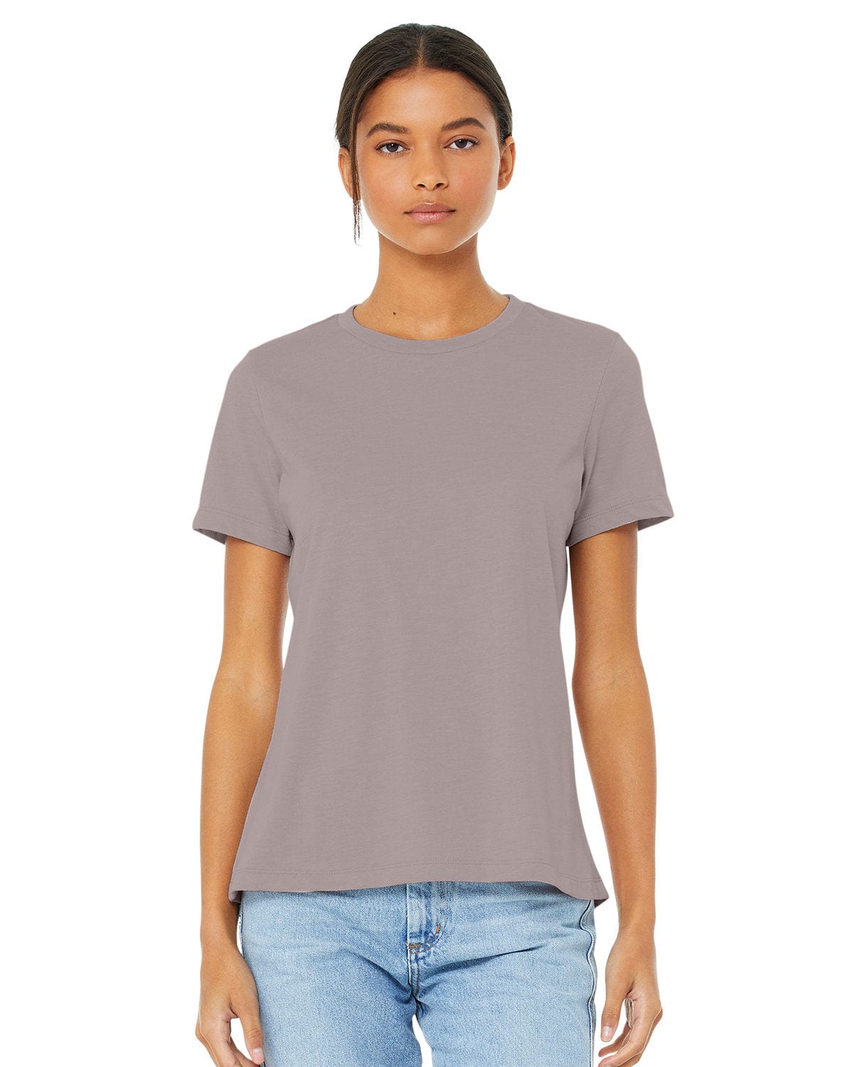 Bella+Canvas 6400CVC Ladies' Relaxed Heather CVC Short-Sleeve T-Shirt in 