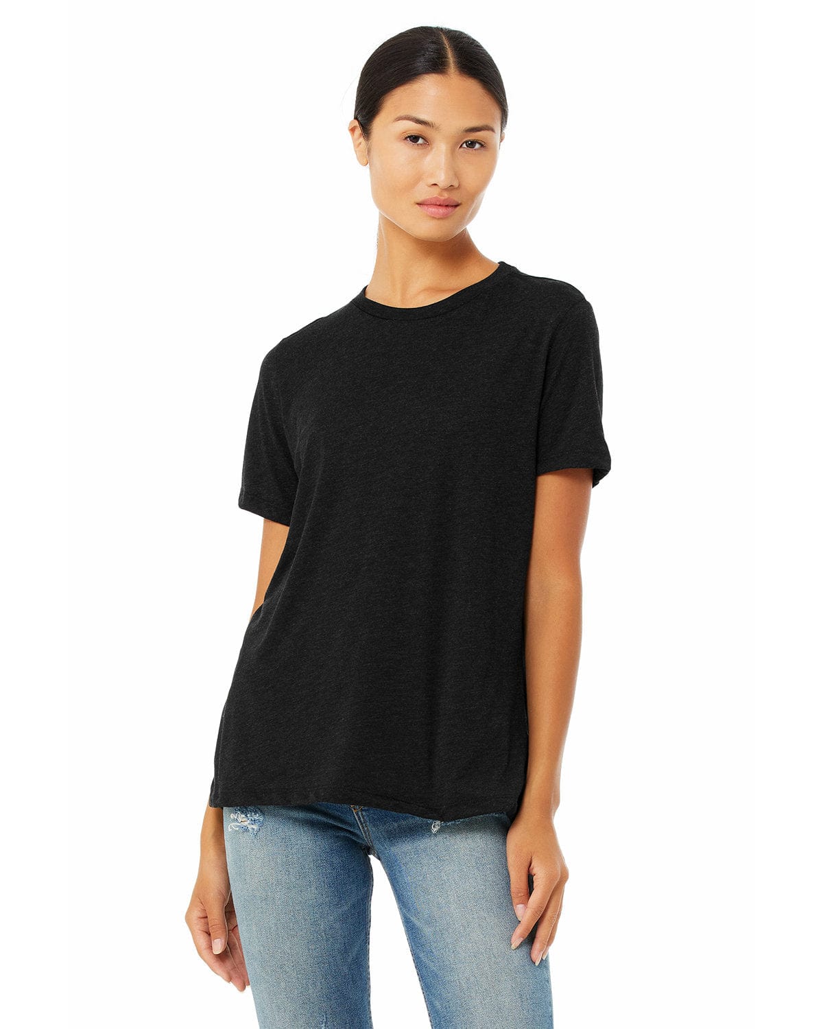 Bella+Canvas 6400CVC Ladies' Relaxed Heather CVC Short-Sleeve T-Shirt in 