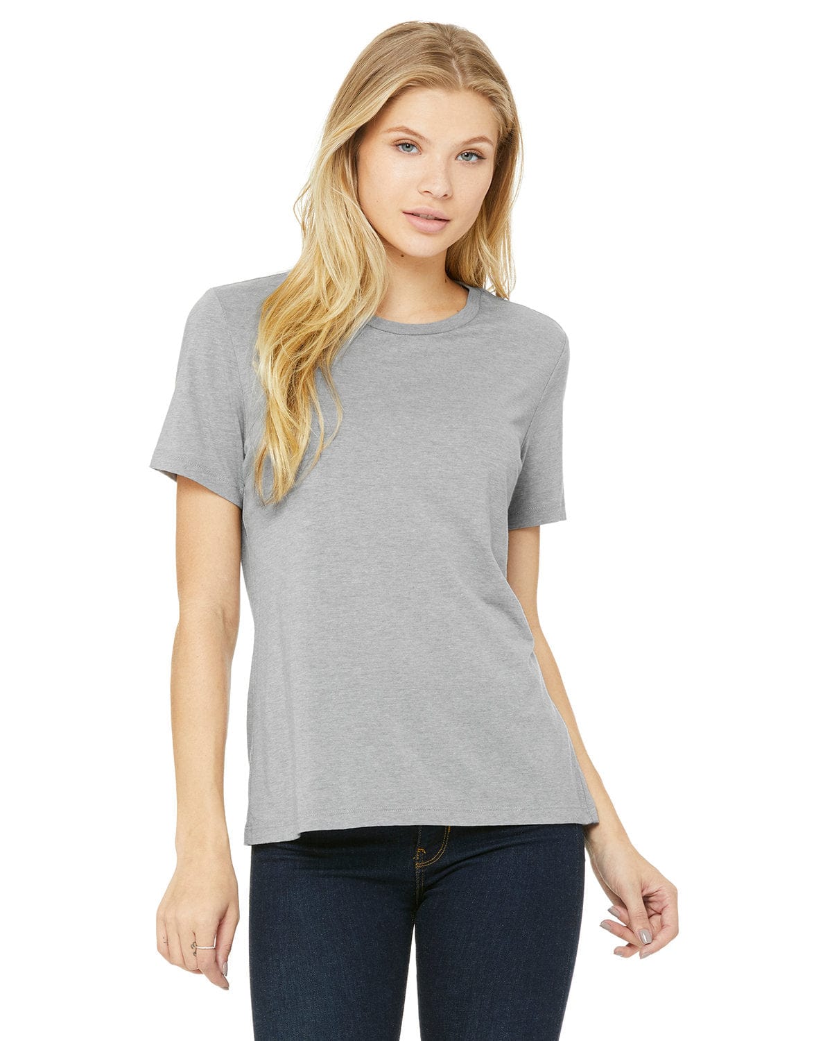 Bella+Canvas 6413 Ladies' Relaxed Triblend T-Shirt in Ath Grey Triblnd