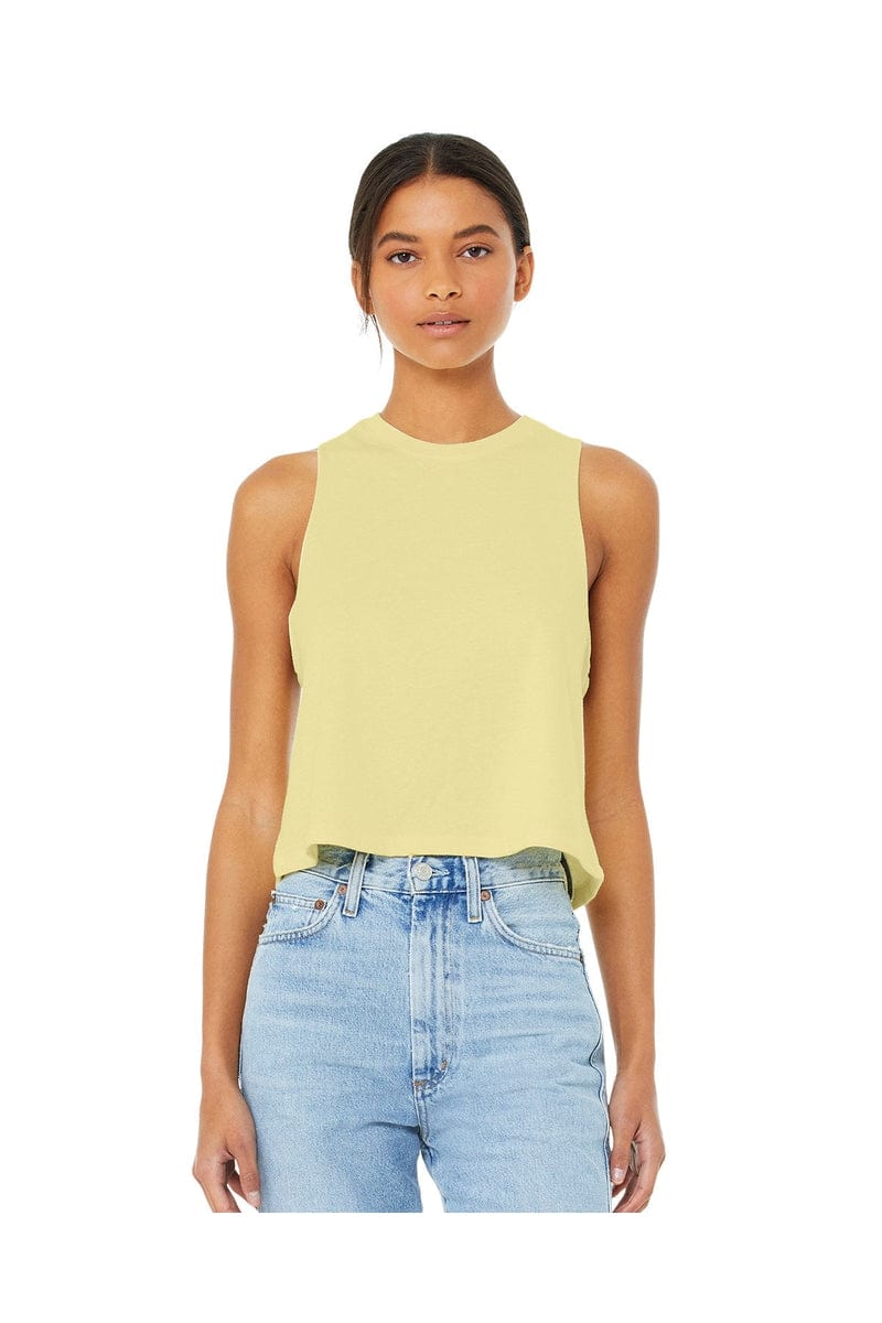 Bella+Canvas 6682: Women's Racerback Cropped Tank in 