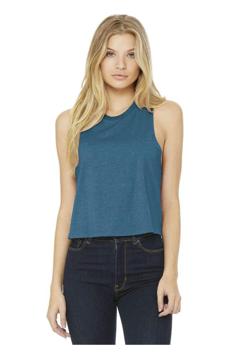 Bella+Canvas 6682: Women's Racerback Cropped Tank in 