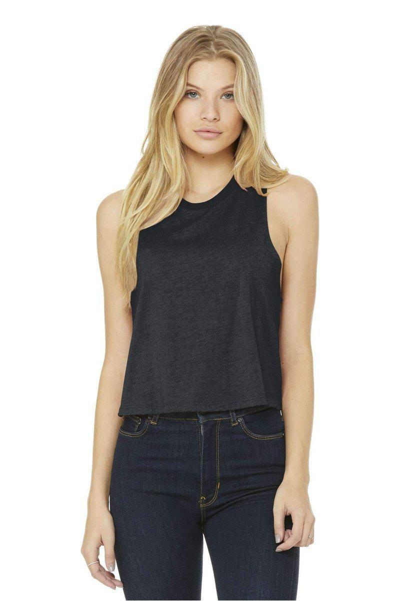 Bella+Canvas 6682: Women's Racerback Cropped Tank in 