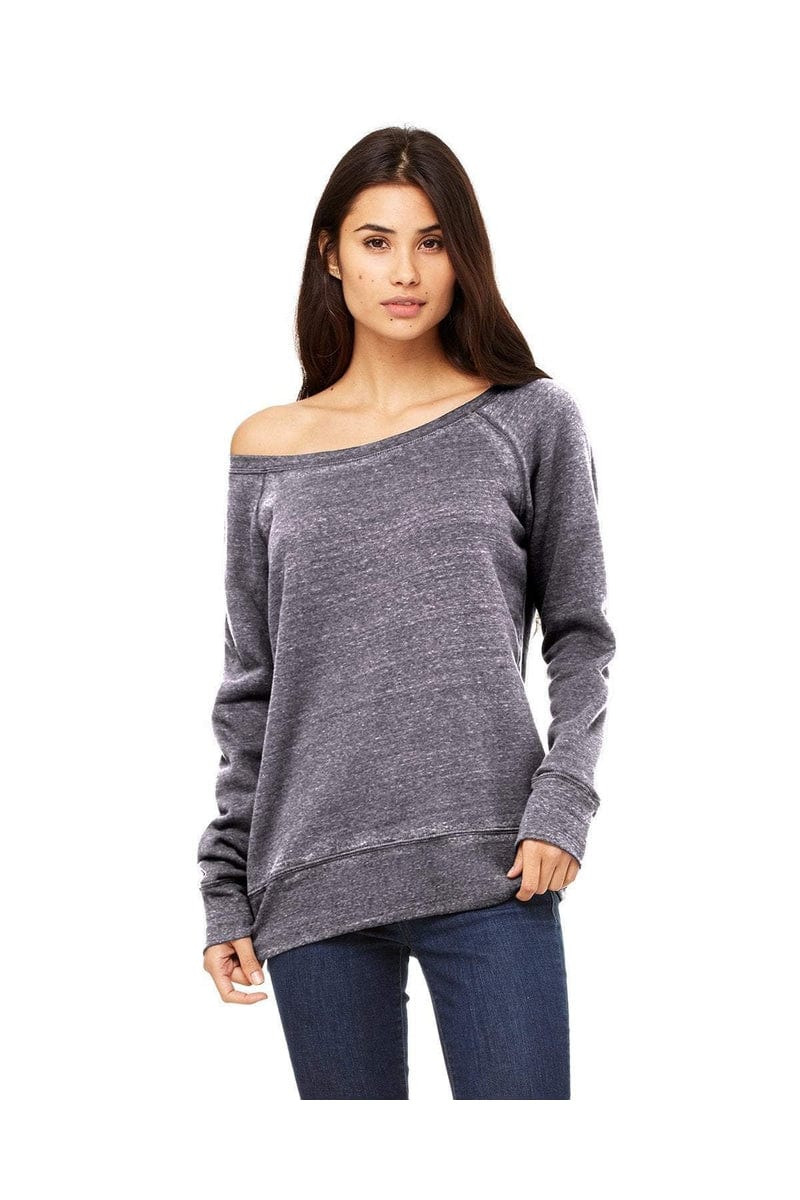 Bella+Canvas 7501: Ladies' Sponge Fleece Wide Neck Sweatshirt