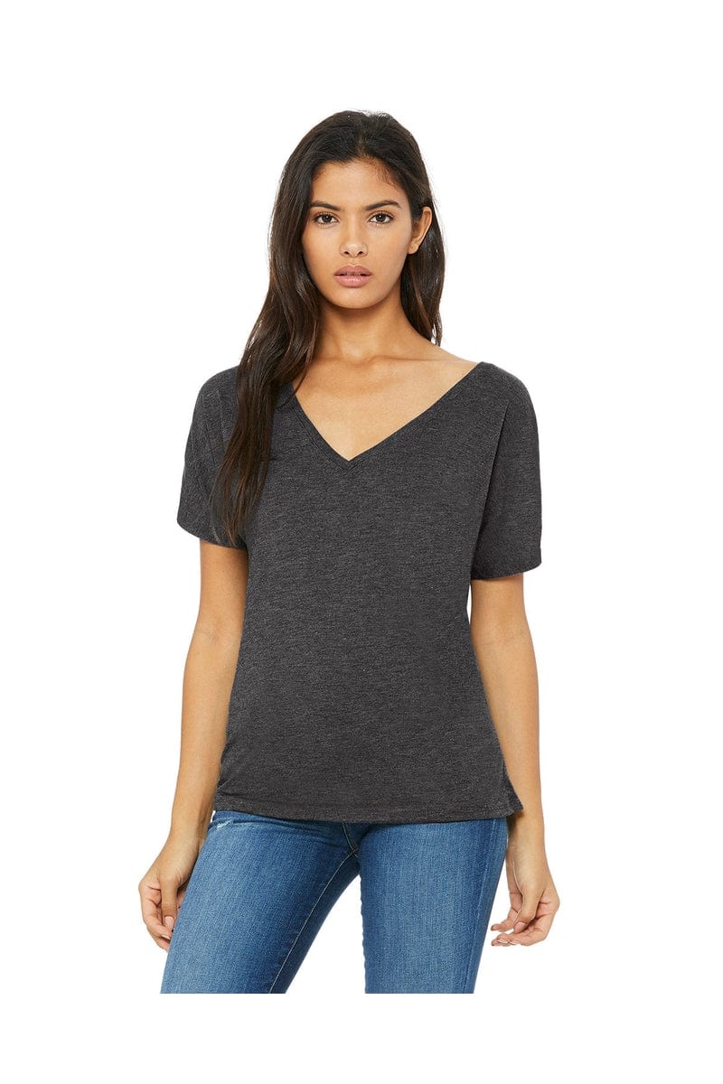 Bella+Canvas 8815: Ladies' Slouchy V-Neck T-Shirt in 