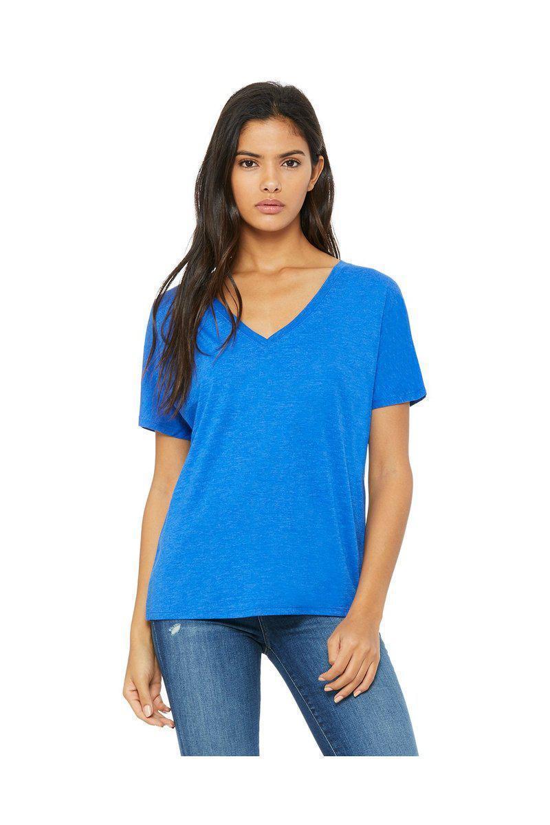 Bella+Canvas 8815: Ladies' Slouchy V-Neck T-Shirt in 