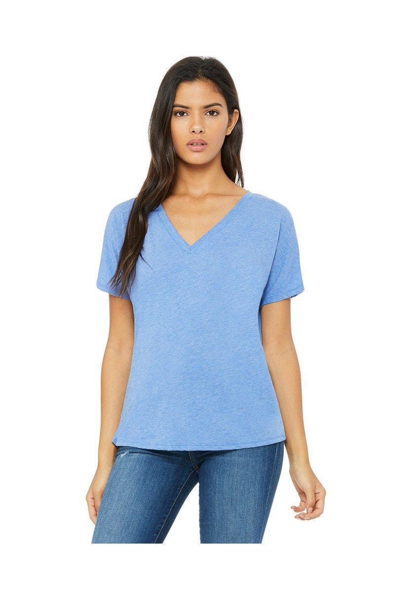 Bella+Canvas 8815: Ladies' Slouchy V-Neck T-Shirt in 