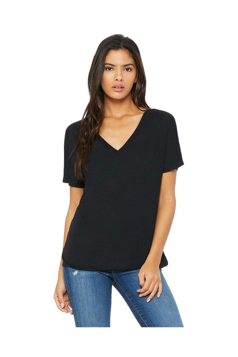Bella+Canvas 8815: Ladies' Slouchy V-Neck T-Shirt in 
