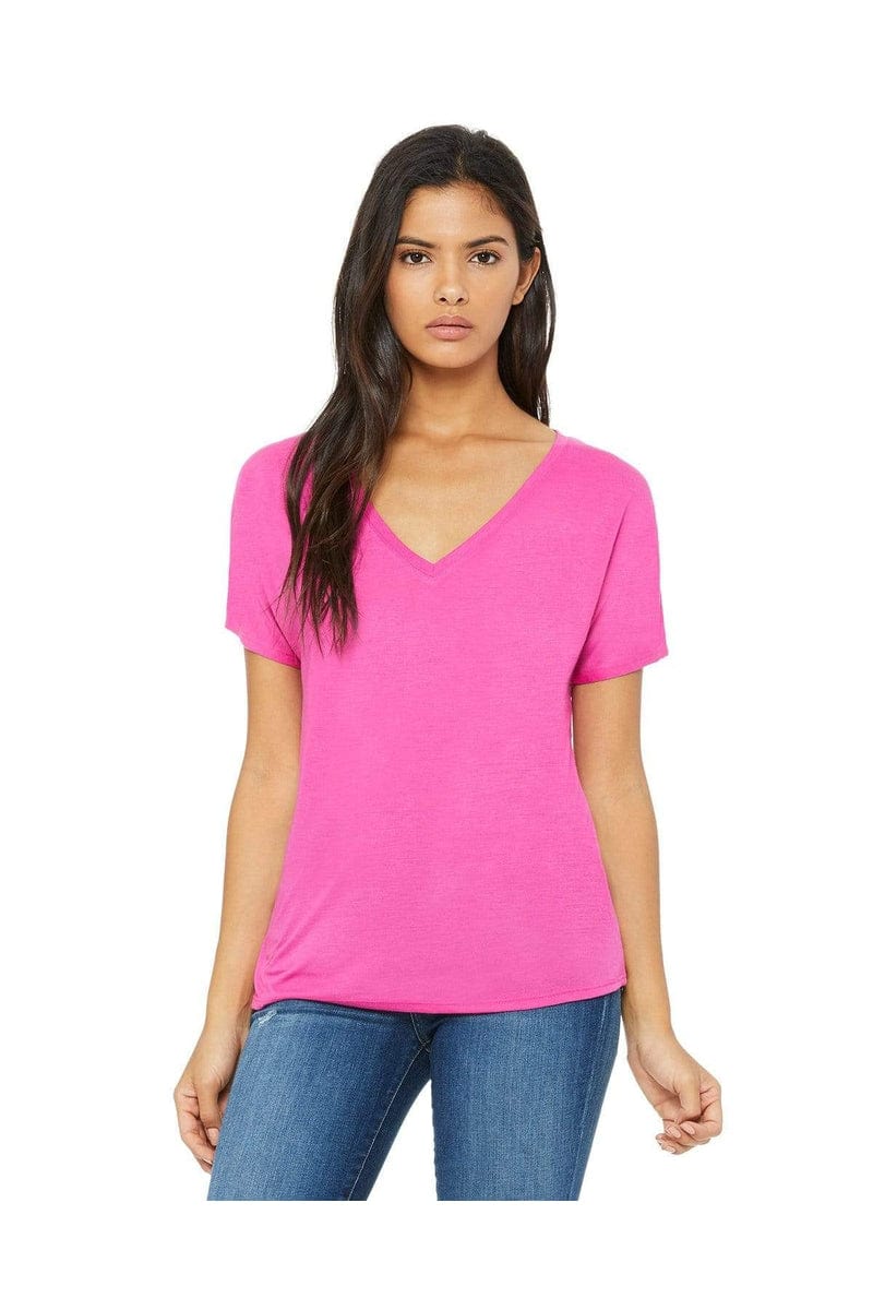 Bella+Canvas 8815: Ladies' Slouchy V-Neck T-Shirt in 
