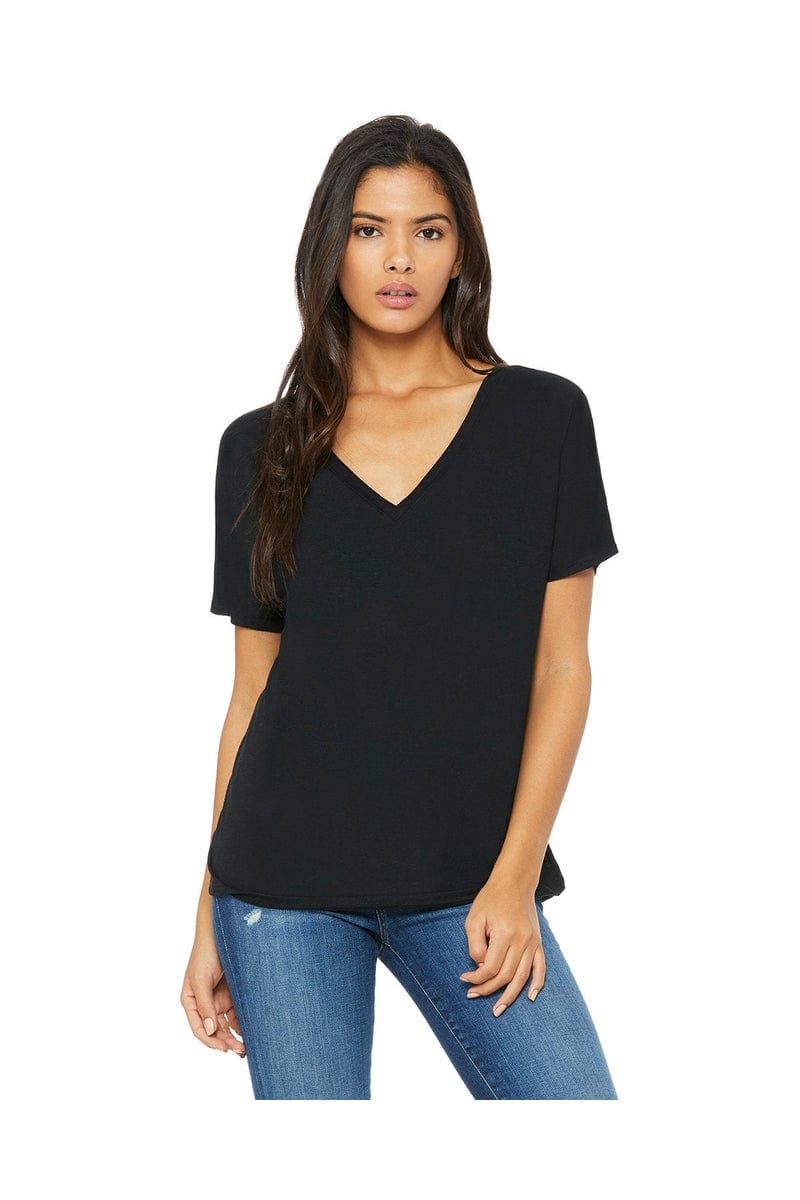 Bella+Canvas 8815: Ladies' Slouchy V-Neck T-Shirt in 