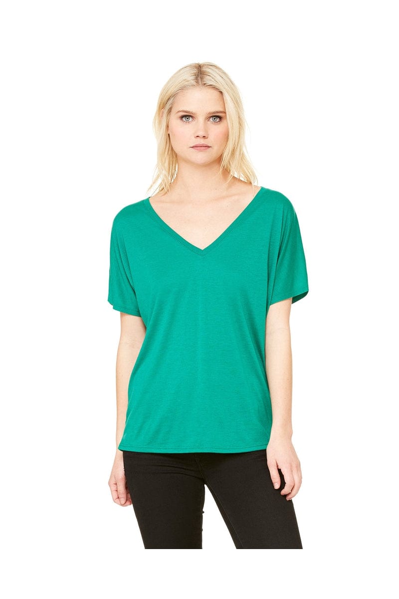 Bella+Canvas 8815: Ladies' Slouchy V-Neck T-Shirt in 