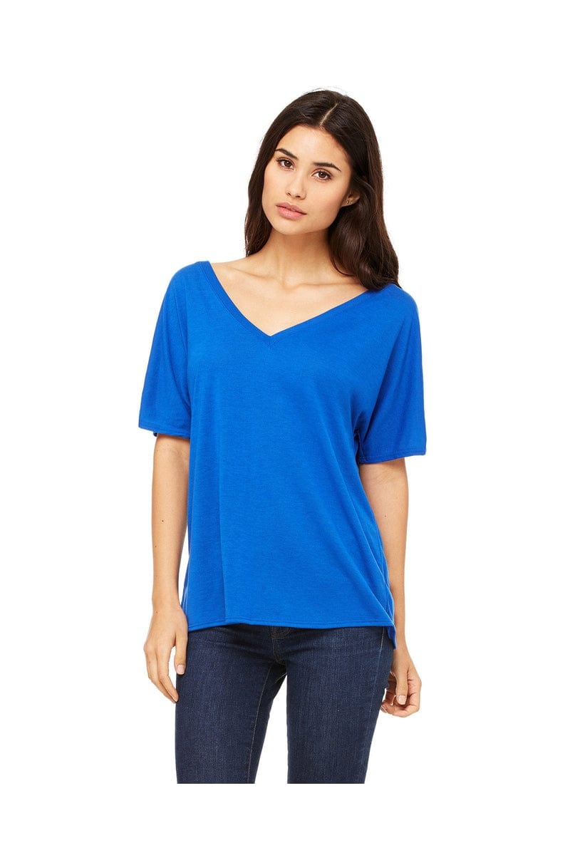 Bella+Canvas 8815: Ladies' Slouchy V-Neck T-Shirt in 