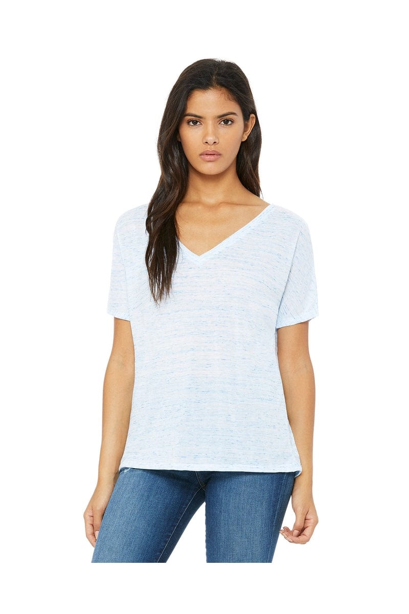 Bella+Canvas 8815: Ladies' Slouchy V-Neck T-Shirt in 