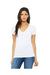 Bella+Canvas B6035: Ladies' Jersey Short-Sleeve Deep V-Neck T-Shirt