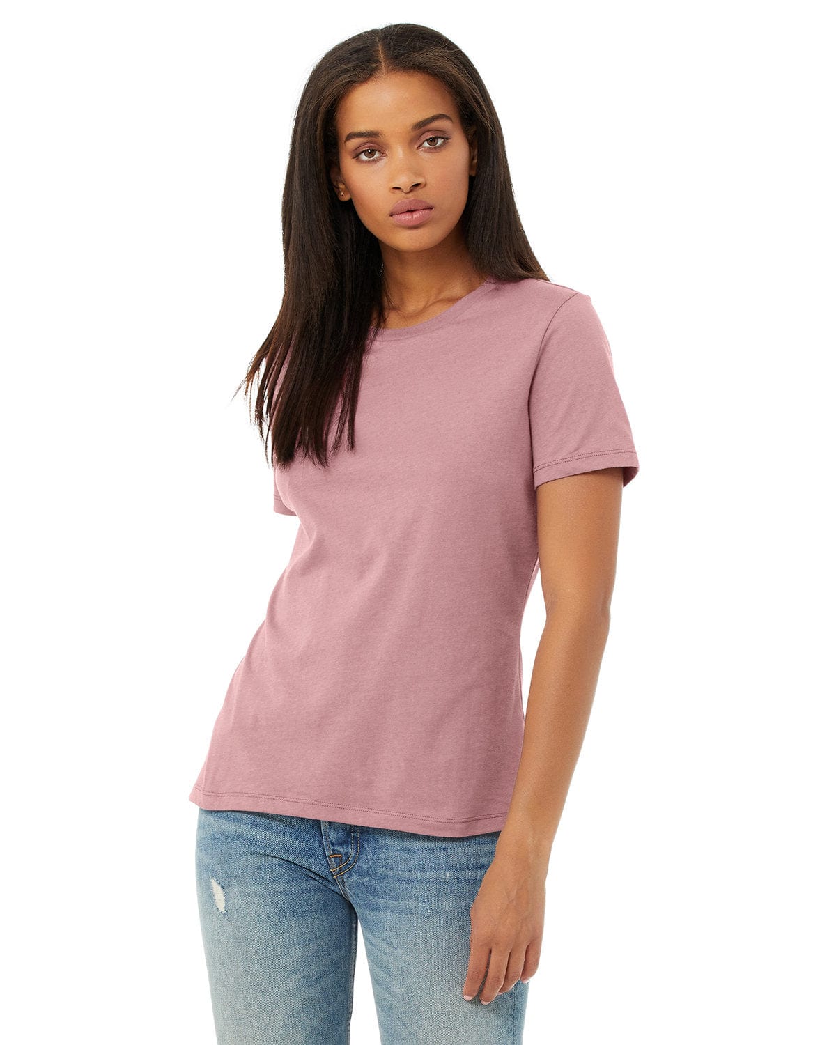 Bella+Canvas B6400 Ladies' Relaxed Jersey Short-Sleeve T-Shirt in 