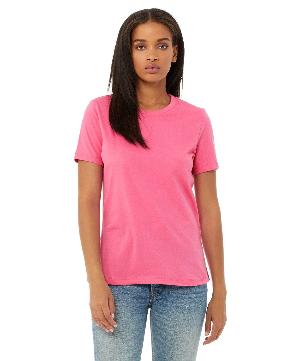 Bella+Canvas B6400 Ladies' Relaxed Jersey Short-Sleeve T-Shirt in 