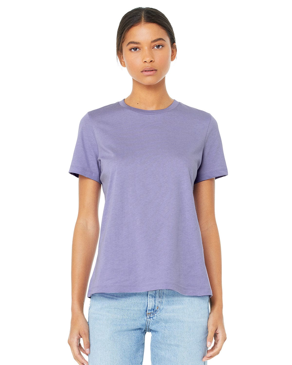 Bella+Canvas B6400 Ladies' Relaxed Jersey Short-Sleeve T-Shirt in 