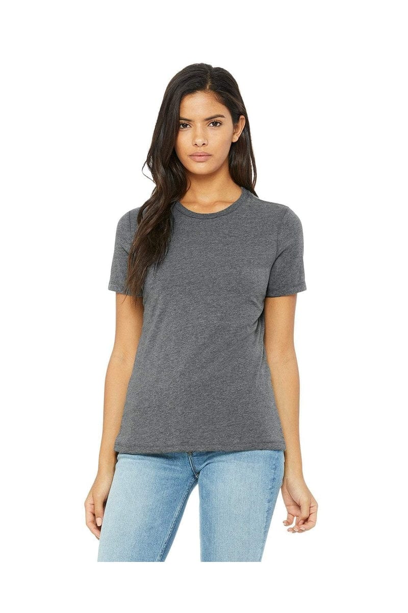 Bella+Canvas B6400: Ladies' Relaxed Jersey Short-Sleeve T-Shirt in Deep Heather