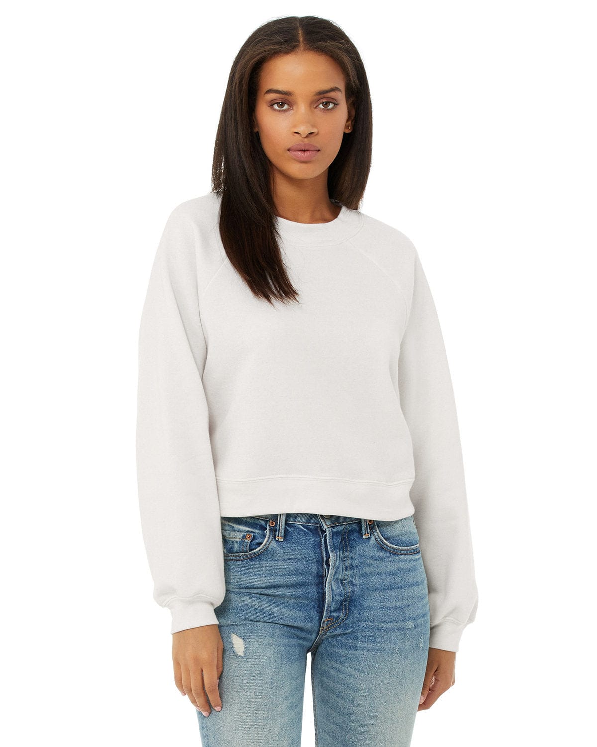Bella+Canvas B7505 FWD Fashion Ladies' Raglan Pullover Fleece in 