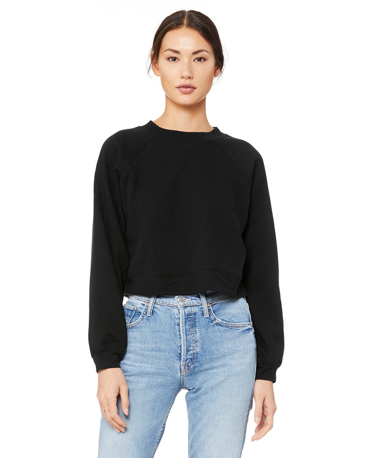 Bella+Canvas B7505 FWD Fashion Ladies' Raglan Pullover Fleece in 