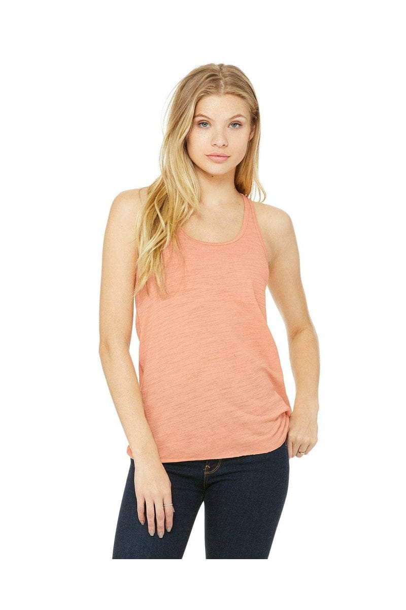 Bella+Canvas B8800: Ladies' Flowy Racerback Tank in 