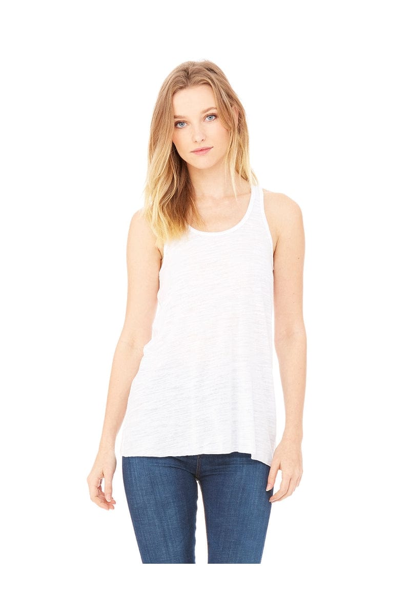 Bella+Canvas B8800: Ladies' Flowy Racerback Tank in 