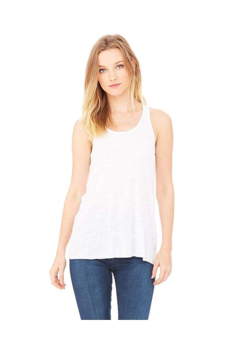 Bella+Canvas B8800: Ladies' Flowy Racerback Tank in 